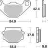 PLAQUETTES DE FREIN 546HF Kawasaki AR A1,A1A,A7,LC - SBS