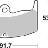 PLAQUETTES DE FREIN 552HF Honda CBX550 F C PC04 - SBS