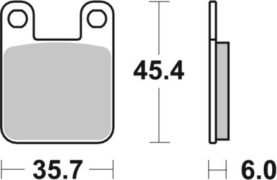 PLAQUETTES DE FREIN 559HF Aprilia RS4 125 - SBS