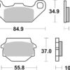 PLAQUETTES DE FREIN  591HF - SBS