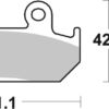 PLAQUETTES DE FREIN 593HS Honda CB450 S 27PS G PC17 - SBS