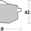 PLAQUETTES DE FREIN 616 HF Yamaha XV250 Virago 3LS 3LW - SBS