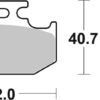 PLAQUETTES DE FREIN 648RSI Suzuki DR-Z 250 K1 - SBS