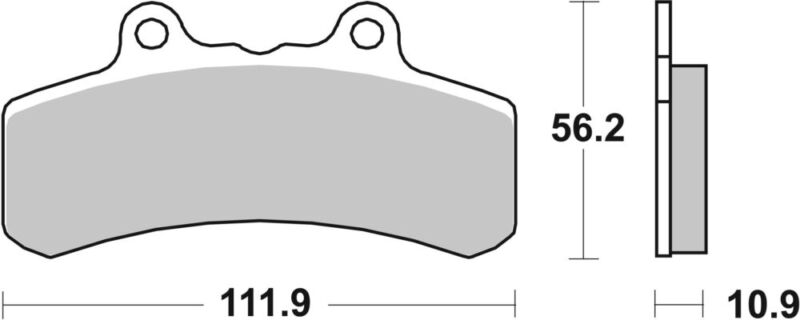 PLAQUETTES DE FREIN  658H.HF - SBS