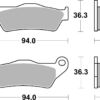 PLAQUETTES DE FREIN  671CS - SBS