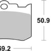 PLAQUETTES DE FREIN  678H.HF - SBS