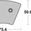 PLAQUETTES DE FREIN  679HF - SBS