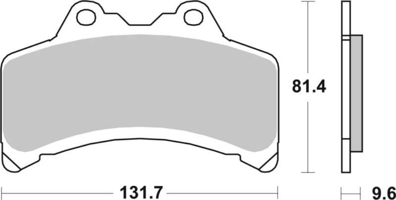 PLAQUETTES DE FREIN 682HF Yamaha GTS1000 530 4BH - SBS