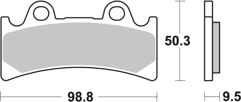 PLAQUETTES DE FREIN  683RQ - SBS