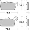 PLAQUETTES DE FREIN  690HF - SBS