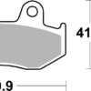 PLAQUETTES DE FREIN 709 SI Yamaha YFZ450 /S V AJ20W - SBS