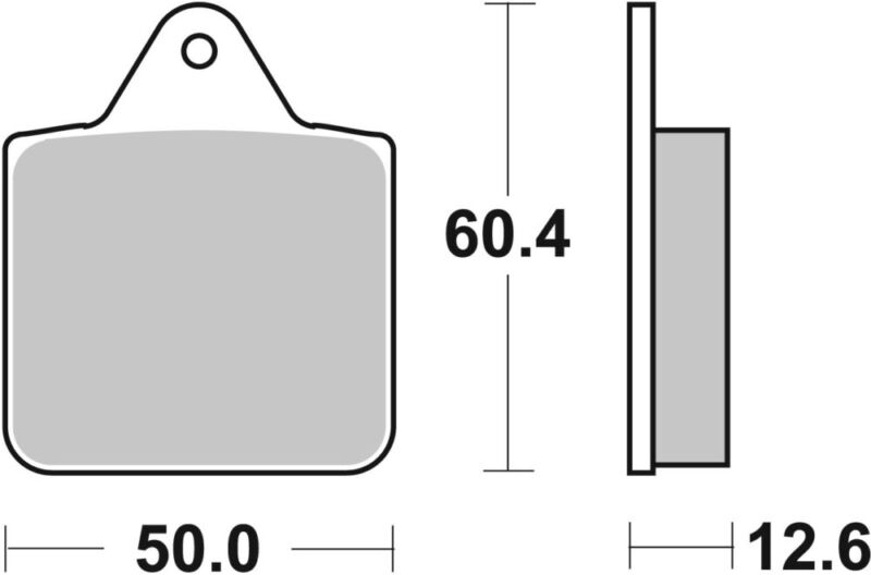 PLAQUETTES DE FREIN 756SI Polaris Big Boss 6x6 400 L - SBS