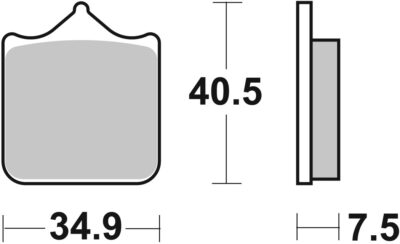 PLAQUETTES DE FREIN 762HF Benelli BN600 /GT /R - SBS