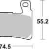 PLAQUETTES DE FREIN 860H.HS Harley Davidson FLFB 1750 Fat Boy - SBS