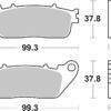 PLAQUETTES DE FREIN 862HF Honda CB1000 R /ABS 8 SC60 - SBS