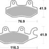 PLAQUETTES DE FREIN  878SI - SBS