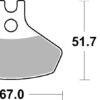 PLAQUETTES DE FREIN  907SI - SBS