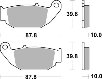 PLAQUETTES DE FREIN 915HF Benelli TNT 125 - SBS