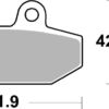PLAQUETTES DE FREIN 949H.LS Harley Davidson FLFB 1750 Fat Boy - SBS