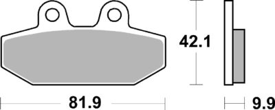 PLAQUETTES DE FREIN 949H.LS Harley Davidson FLFB 1750 Fat Boy - SBS