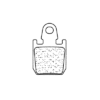 Plaquettes de frein haute performance sport 1180XBK5 - CL Brakes