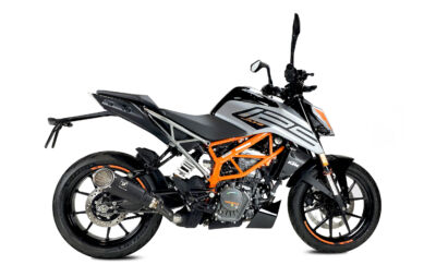 ECHAPPEMENT MK1 INOX NOIR KTM DUKE 125 ANNEE 2021, 2022 - IXRACE