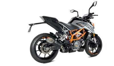 ECHAPPEMENT MK1 INOX NOIR KTM DUKE 125 ANNEE 2021, 2022 - IXRACE