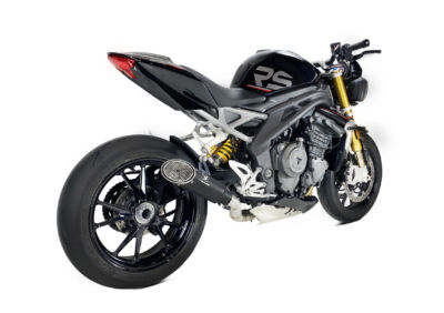 ECHAPPEMENT MK1 INOX NOIR TRIUMPH SPEED TRIPLE 1200 RS ANNEE 2021, 2022 - IXRACE