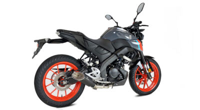 ECHAPPEMENT MK1 INOX NOIR YAMAHA MT 125 ANNEE 2021, 2022 - IXRACE