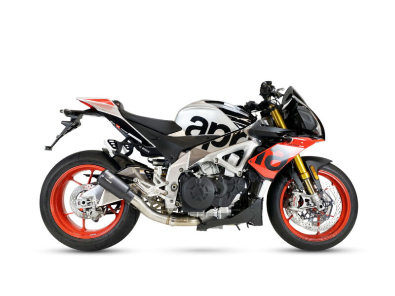 ECHAPPEMENT MK2 INOX NOIR APRILIA TUONO V4 ANNEE 2017, 2018, 2019, 2020 - IXRACE