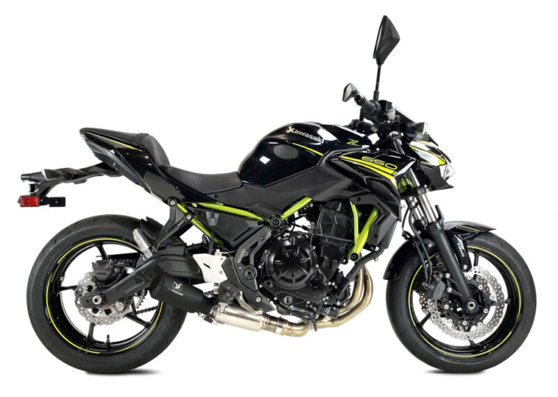 ECHAPPEMENT MK2 INOX NOIR KAWASAKI Z 650 ANNEE 2020 - IXRACE