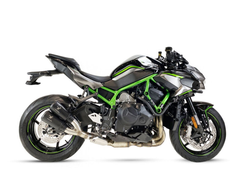 ECHAPPEMENT MK2 INOX NOIR KAWASAKI Z H2 ANNEE 2020, 2021 - IXRACE