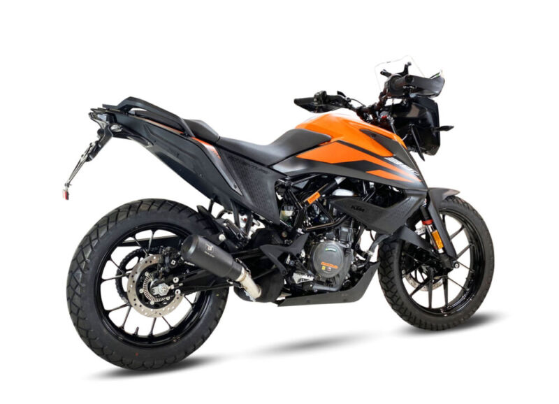 ECHAPPEMENT MK2 INOX NOIR KTM ADVENTURE 390 ANNEE 2020, 2021, 2022 - IXRACE
