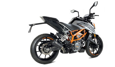 ECHAPPEMENT MK2 INOX NOIR KTM DUKE 125 ANNEE 2021, 2022 - IXRACE