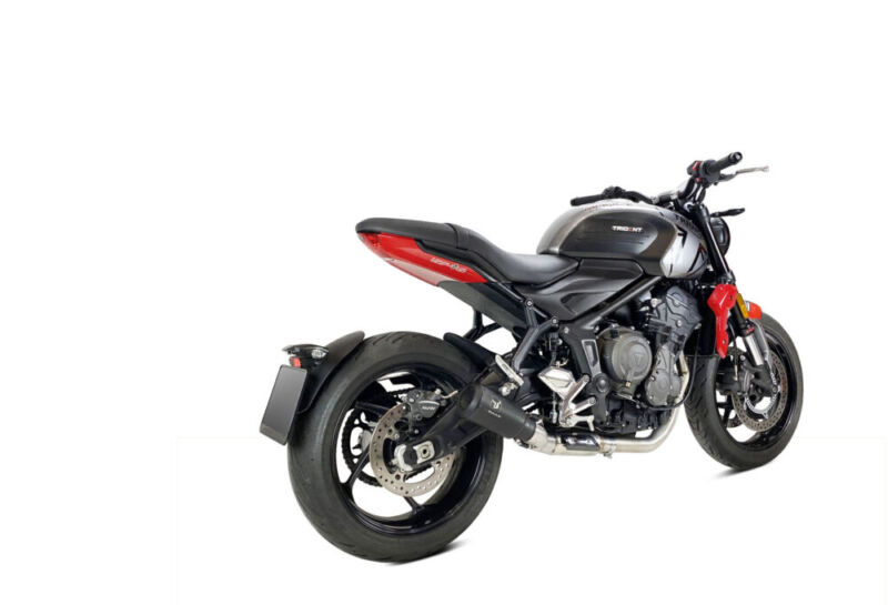 ECHAPPEMENT MK2 INOX NOIR TRIUMPH TRIDENT 660 ANNEE 2021, 2022 - IXRACE