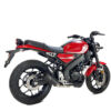 ECHAPPEMENT MK2 INOX NOIR YAMAHA XSR 125 ANNEE 2021, 2022 - IXRACE