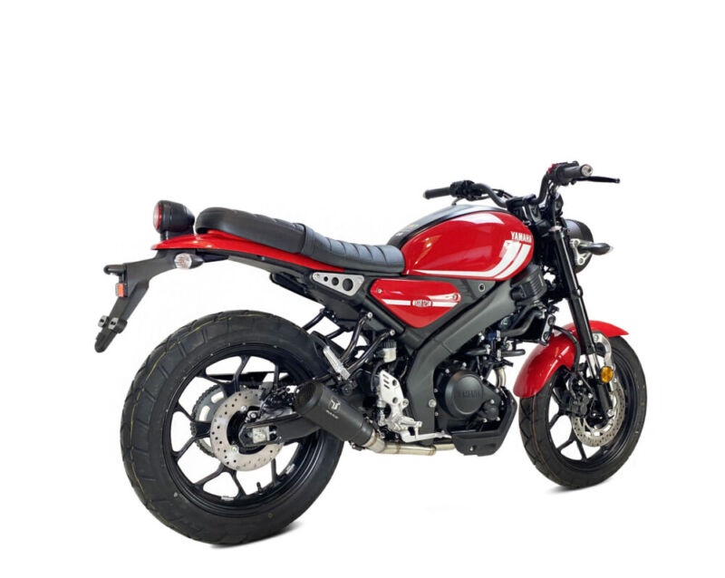 ECHAPPEMENT MK2 INOX NOIR YAMAHA XSR 125 ANNEE 2021, 2022 - IXRACE