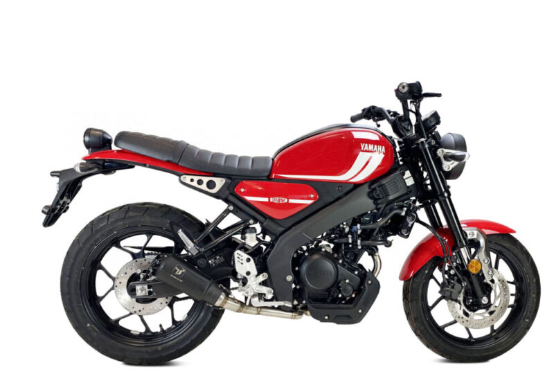 ECHAPPEMENT MK2 INOX NOIR YAMAHA XSR 125 ANNEE 2021, 2022 - IXRACE