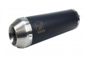 Echappement PURE BLACK pour YAMAHA BT 1100 BULLDOG 02-06 - IXRACE
