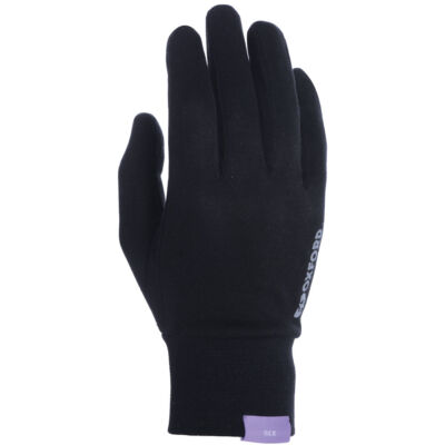 Deluxe Gants Silk Noir  - OXFORD