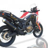 Échappement Inox Noir Brossé ER 6, 05-11, Versys 650, 06-14 - TAKKONI