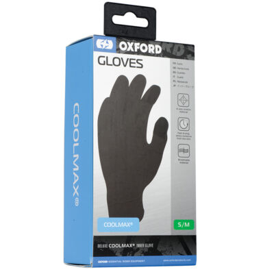 Gants Coolmax Noir  - OXFORD