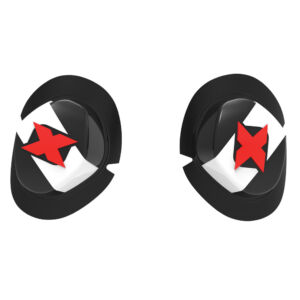 Icon Sliders de Genoux blanc et noir - OXFORD