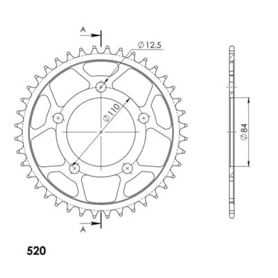 KIT CHAINE HONDA CB500 X 19- / CB500 F / CBR500R 22- DID (104031752)