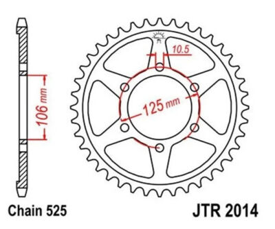 KIT CHAINE TRIUMPH STREET TRIPLE R-RS-S 765 17- DID (103724262)