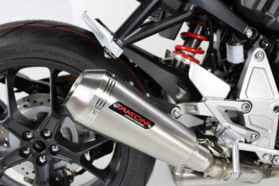 Ligne échappement INOX Yamaha MT 07, 14-, avec catalyseur - TAKKONI