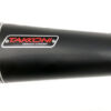 Silencieux Noir Inox Noir Brossé Honda CBR 500 R / CB 500 F, 16-18 - TAKKONI