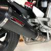Silencieux Noir Inox Noir Brossé Honda CBR 500 R / CB 500 F, 16-18 - TAKKONI
