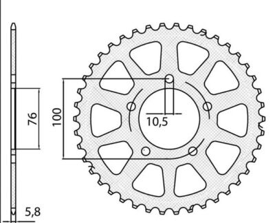 COURONNE B-ONE 520 5-3216-39 (5321639) - Sunstar