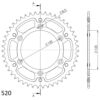 Couronne Stealth Bleu 47 dents Husaberg TE 501 (CO304SB47) - Supersprox